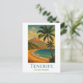 Tenerife Canary Islands Mount Teide Spanish Island ポストカード (スタンド正面)