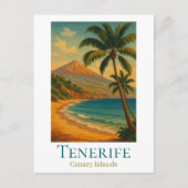 Tenerife Canary Islands Mount Teide Spanish Island ポストカード (正面)