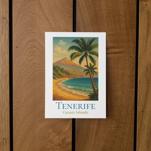 Tenerife Canary Islands Mount Teide Spanish Island ポストカード