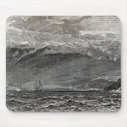 Teneriffe、Sante Cruzのピーク マウスパッド (正面)