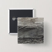 Teneriffe、Sante Cruzのピーク 缶バッジ (正面&裏面)