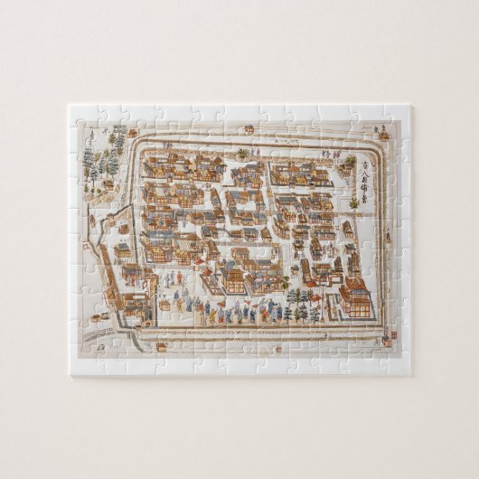 Teng chanの通りの中国のな工場の ジグソーパズル (横)