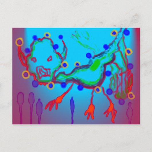 Tenguの精神の監視 ポストカード (正面)