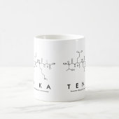 Tenikaペプチド名mug コーヒーマグカップ (中央)