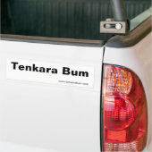 Tenkaraののらくら者、www.tenkarabum.com バンパーステッカー (トラック上)