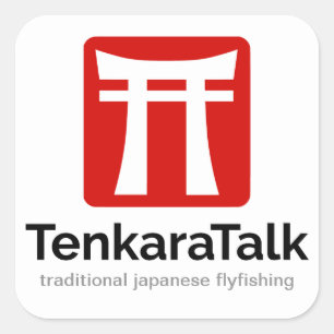 Tenkaraのステッカー-正方形3" スクエアシール