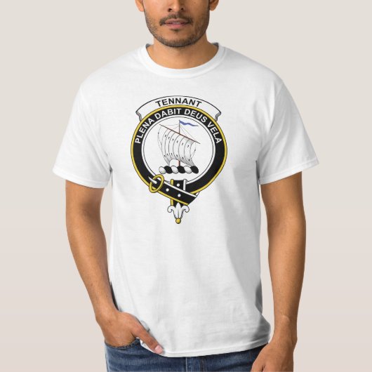 Tennantの一族は記章を付けます Tシャツ (正面)