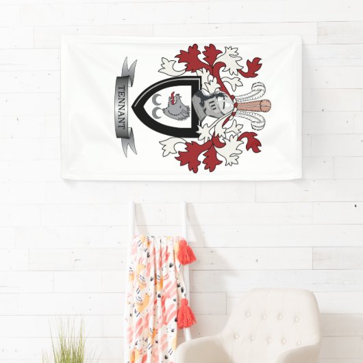 Tennantの家紋の紋章付き外衣 横断幕 (インサイチュ)