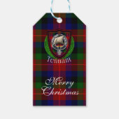 Tennant Scottish Clan Tartan & Crest ギフトタグ (正面)