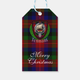 Tennant Scottish Clan Tartan & Crest ギフトタグ