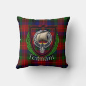 Tennant Scottish Clan Tartan & Crest クッション (裏面)