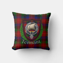 Tennant Scottish Clan Tartan & Crest