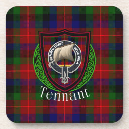 Tennant Scottish Clan Tartan & Crest コースター