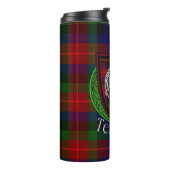 Tennant Scottish Clan Tartan & Crest タンブラー (回転左)