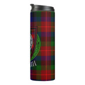 Tennant Scottish Clan Tartan & Crest タンブラー (回転右)