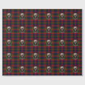 Tennant Scottish Clan Tartan & Crest ラッピングペーパー (フラット)