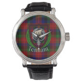 Tennant Scottish Clan Tartan & Crest 腕時計 (正面)