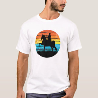  Tennesse Walking Horse American Saddlebred Retro  Tシャツ