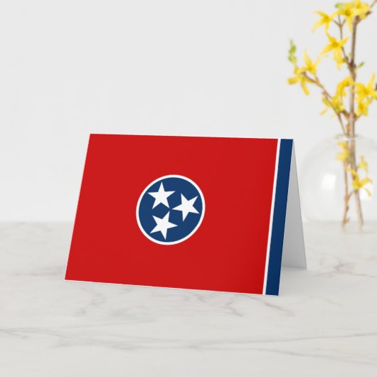 Tennessean Flag, Flag of Tennessee カード (黄色い花)