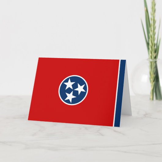 Tennessean Flag, Flag of Tennessee カード (正面)