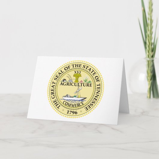 Tennessean Seal, Seal of Tennessee カード (正面)