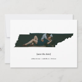 Tennessee日付の写真カードを保存 セーブザデート