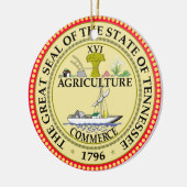 Tennessee*のクリスマスのオーナメント セラミックオーナメント (左)