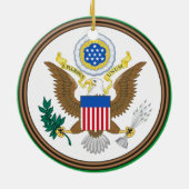 Tennessee*のクリスマスのオーナメント セラミックオーナメント (裏面)