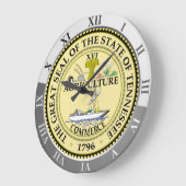 Tennessee ラージ壁時計 (傾斜)