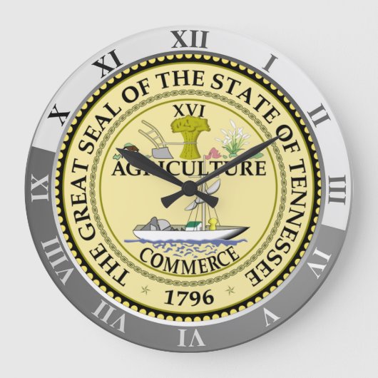 Tennessee ラージ壁時計 (正面)