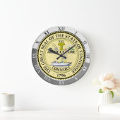 Tennessee ラージ壁時計 (ホーム)