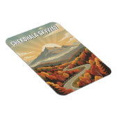 Tennessee Cherohala Skyway Souvenir マグネット (右側)