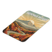 Tennessee Cherohala Skyway Souvenir マグネット (左側)
