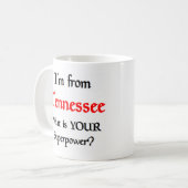 tennessee coffee mug コーヒーマグカップ (正面左)