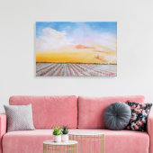 Tennessee Cotton Field Canvas Print キャンバスプリント (インサイチュ (リビング))