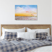 Tennessee Cotton Field Canvas Print キャンバスプリント (インサイチュ (寝室))