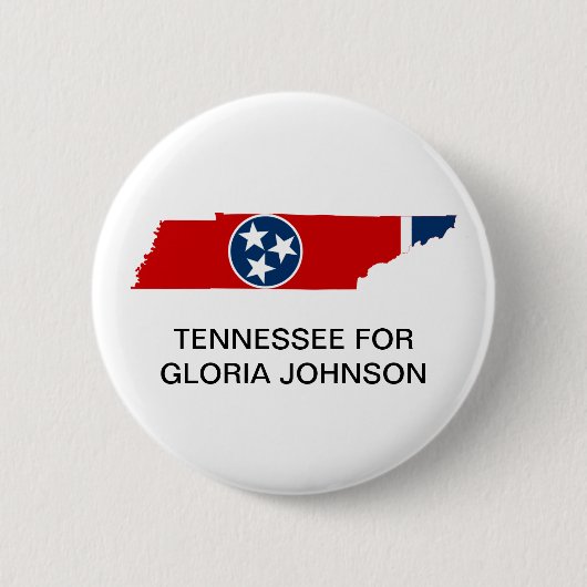 TENNESSEE for Gloria Johnson上院ボタン 缶バッジ (正面)