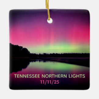 Tennessee Northern Lights Ornament セラミックオーナメント