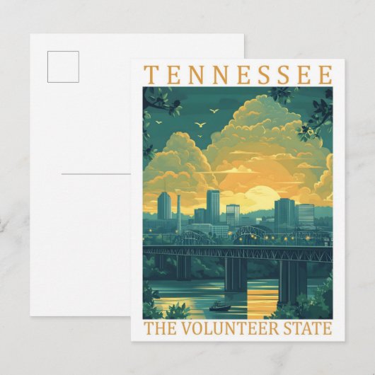 Tennessee the Volunteer State USA Travel Place ポストカード (正面/裏面)