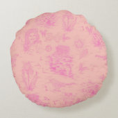 Tennessee Toile (Dolly Parton Toile) ラウンドクッション (裏面)