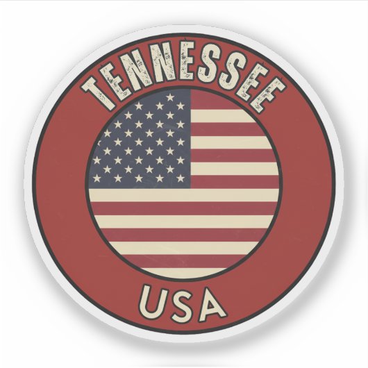 Tennessee United States of America シール (正面)