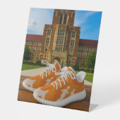 Tennessee university camo snekers shoes 台座サイン (正面)