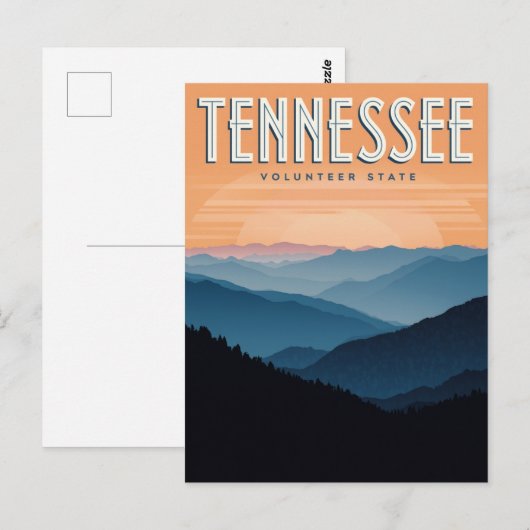 Tennessee Volunteer State ポストカード (正面/裏面)