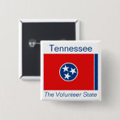 Tennesseeanの旗ボタン 缶バッジ (正面&裏面)