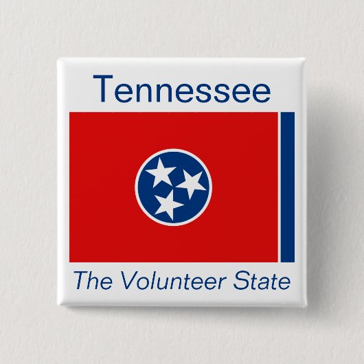 Tennesseeanの旗ボタン 缶バッジ (正面)