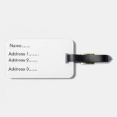 Tennielに基づくチェシャー猫 ラゲッジタグ (裏面横)