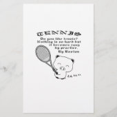 Tennis 便箋 (正面)