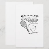 Tennis 便箋 (正面/裏面)
