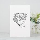 Tennis 便箋 (スタンド正面)