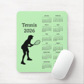 Tennis 2026 Calendar Mousepad マウスパッド (マウス)